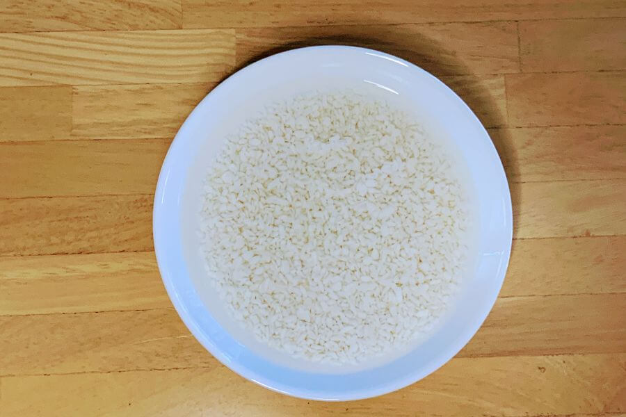 こんにゃく米「50RICE」だけで炊くときの水の量